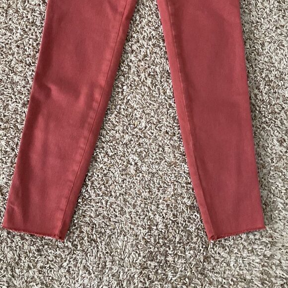 NWT Free People We The Free Red High Rise Skinny Jeans Size 26 - Picture 7 of 14